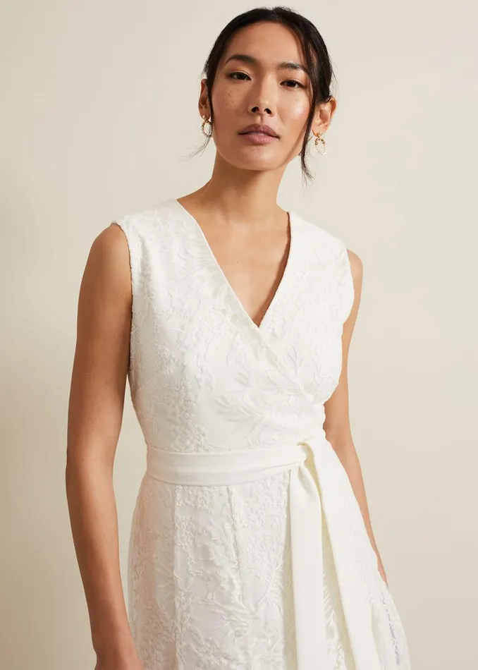 Phase Eight Dresses Caterina Embroidered Flared Wedding Dress Pale Cream 8211 Women Phase Eight Dresses Caterina Embroidered Flared Wedding Dress Pale Cream 8211 Women