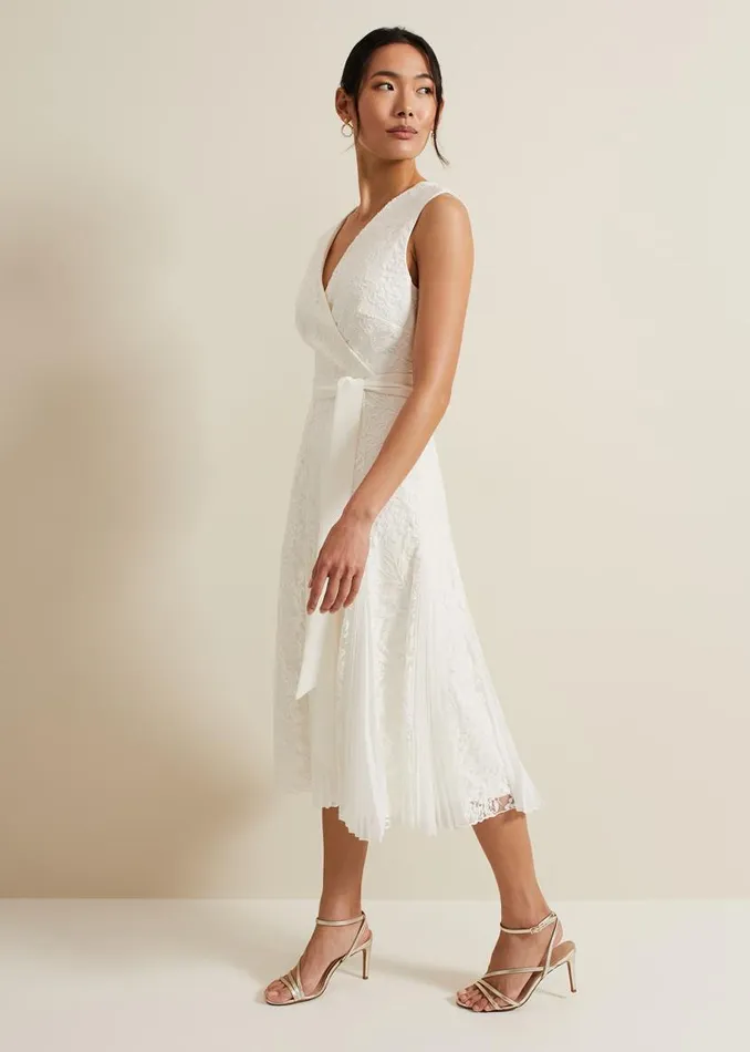 Phase Eight Dresses Caterina Embroidered Flared Wedding Dress Pale Cream 8211 Women Phase Eight Dresses Caterina Embroidered Flared Wedding Dress Pale Cream 8211 Women
