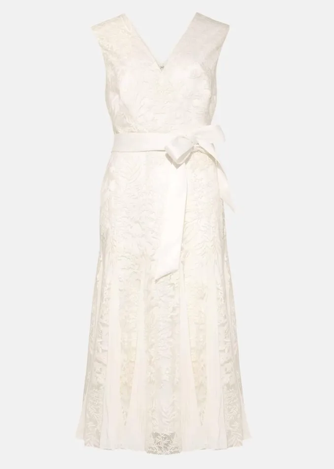 Phase Eight Dresses Caterina Embroidered Flared Wedding Dress Pale Cream 8211 Women Phase Eight Dresses Caterina Embroidered Flared Wedding Dress Pale Cream 8211 Women