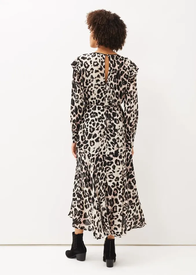 Phase Eight Dresses Chelsie Leopard Wrap Dress Multicoloured 8211 Women