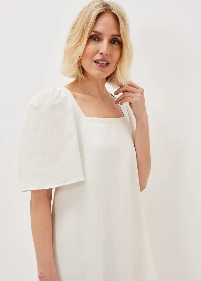 Phase Eight Dresses Claria White Midi Dress White 8211 Women