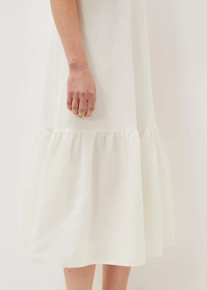 Phase Eight Dresses Claria White Midi Dress White 8211 Women