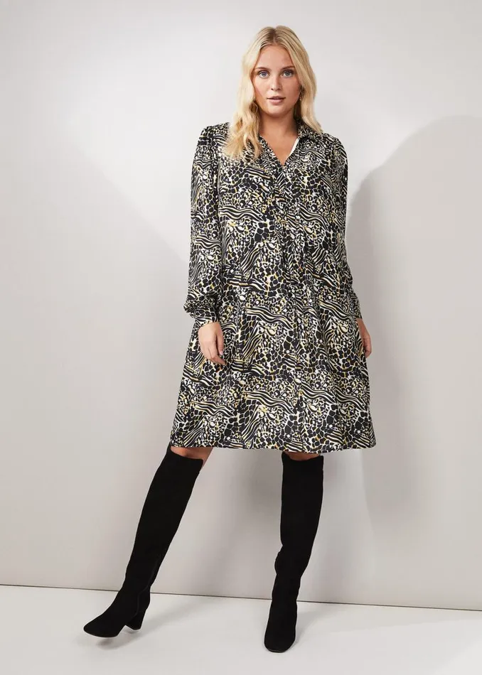 Phase Eight Dresses Elle Printed Swing Dress Multicoloured 8211 Women