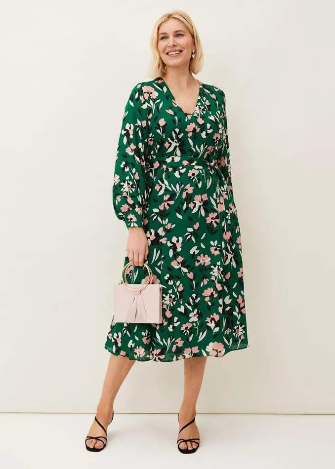 Phase Eight Dresses Emmy Floral Dress Jademulti 8211 Women