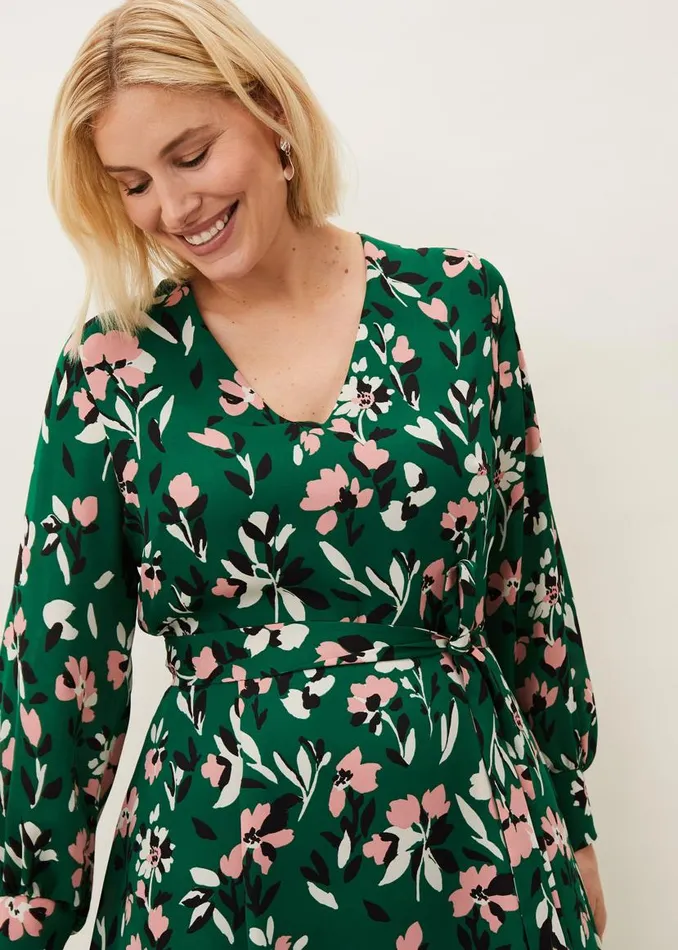 Phase Eight Dresses Emmy Floral Dress Jademulti 8211 Women