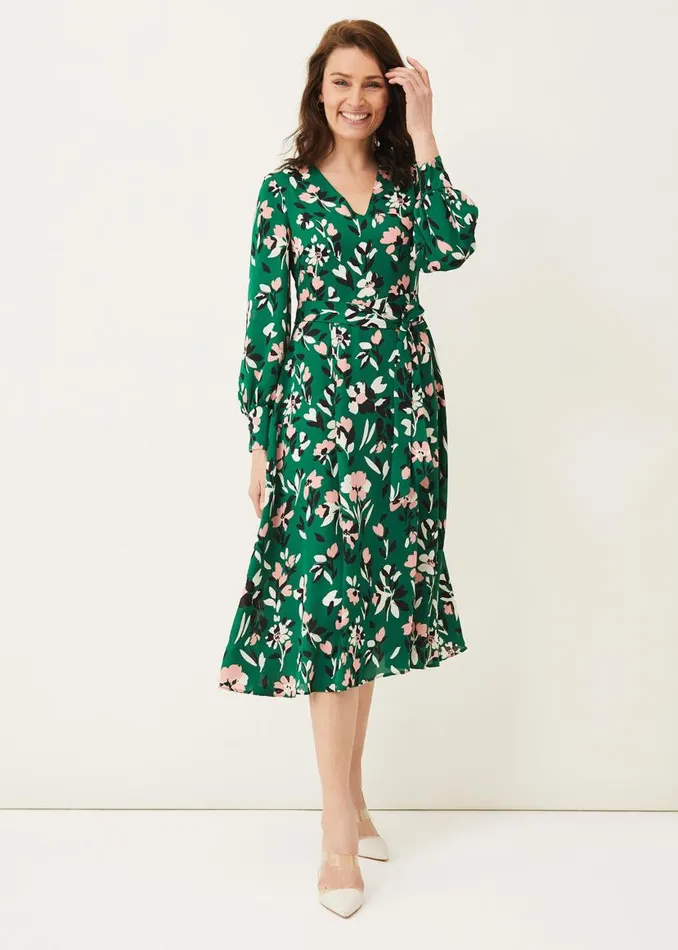 Phase Eight Dresses Emmy Floral Dress Jademulti 8211 Women