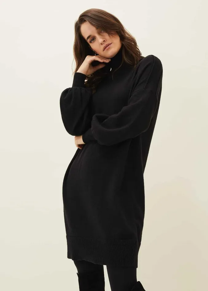 Phase Eight Dresses Eveleen Knit Dress Black 8211 Women