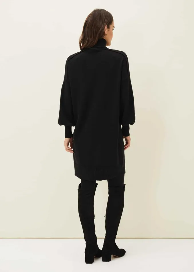 Phase Eight Dresses Eveleen Knit Dress Black 8211 Women