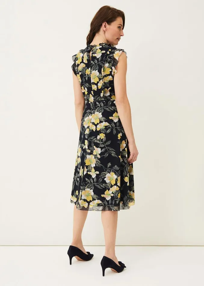 Phase Eight Dresses Evie Floral Dress Navymulti 8211 Women