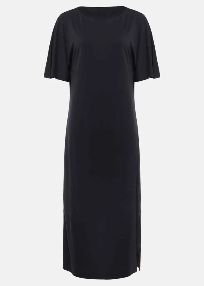 Phase Eight Dresses Haden Side Split Midi Dess Charcoal 8211 Women