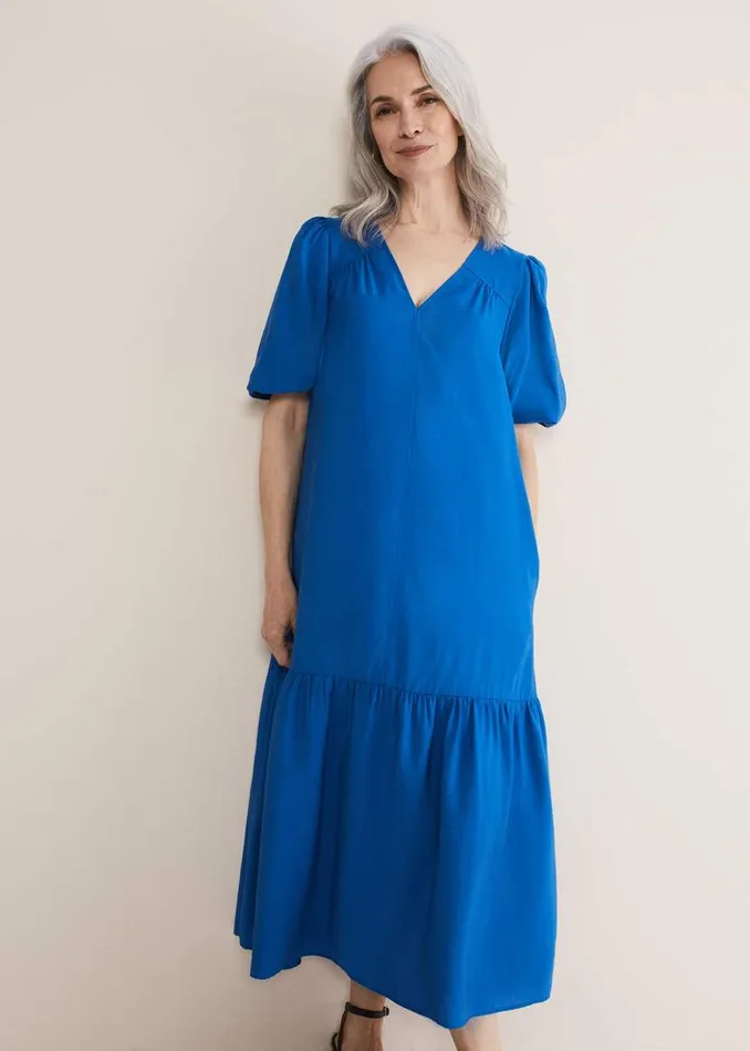 Phase Eight Dresses Ive Midi Dress Cobalt 8211 Women