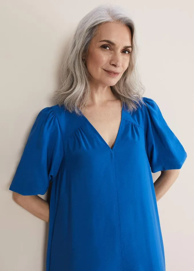 Phase Eight Dresses Ive Midi Dress Cobalt 8211 Women