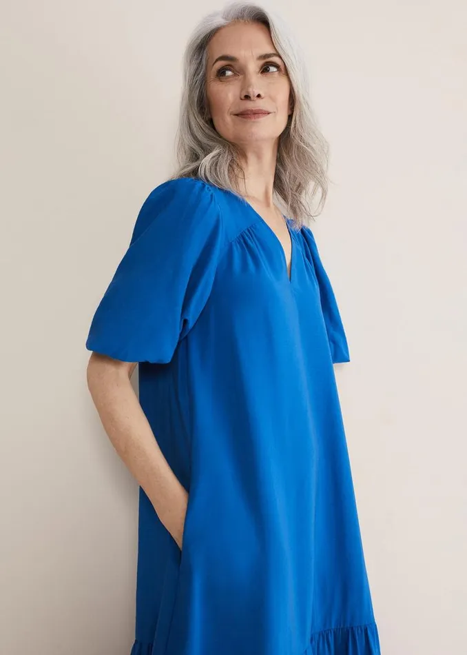 Phase Eight Dresses Ive Midi Dress Cobalt 8211 Women
