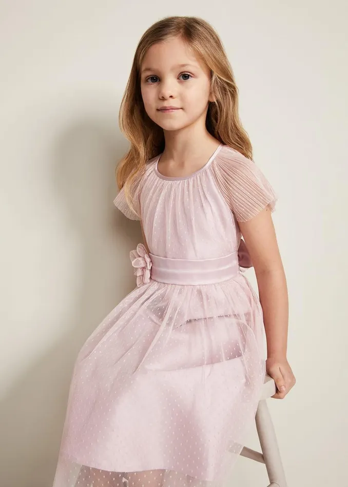 Phase Eight Dresses Jasmine Tulle Fit And Flare Dress Antique Rose 8211 Women