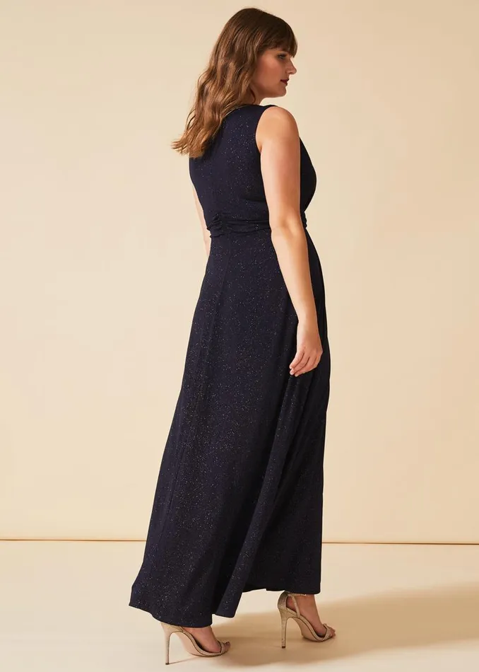 Phase Eight Dresses Julianna Sparkle Maxi Dress Navy 8211 Women