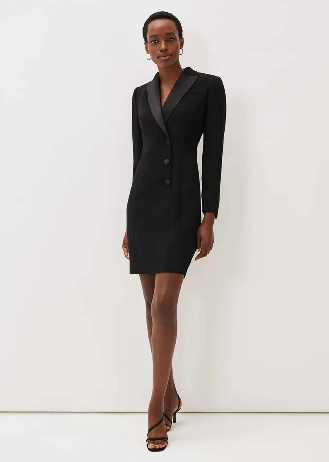 Phase Eight Dresses Lolicia Tuxedo Dress Black 8211 Women