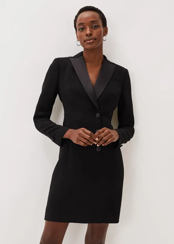 Phase Eight Dresses Lolicia Tuxedo Dress Black 8211 Women