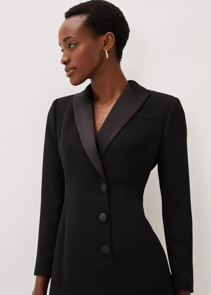 Phase Eight Dresses Lolicia Tuxedo Dress Black 8211 Women