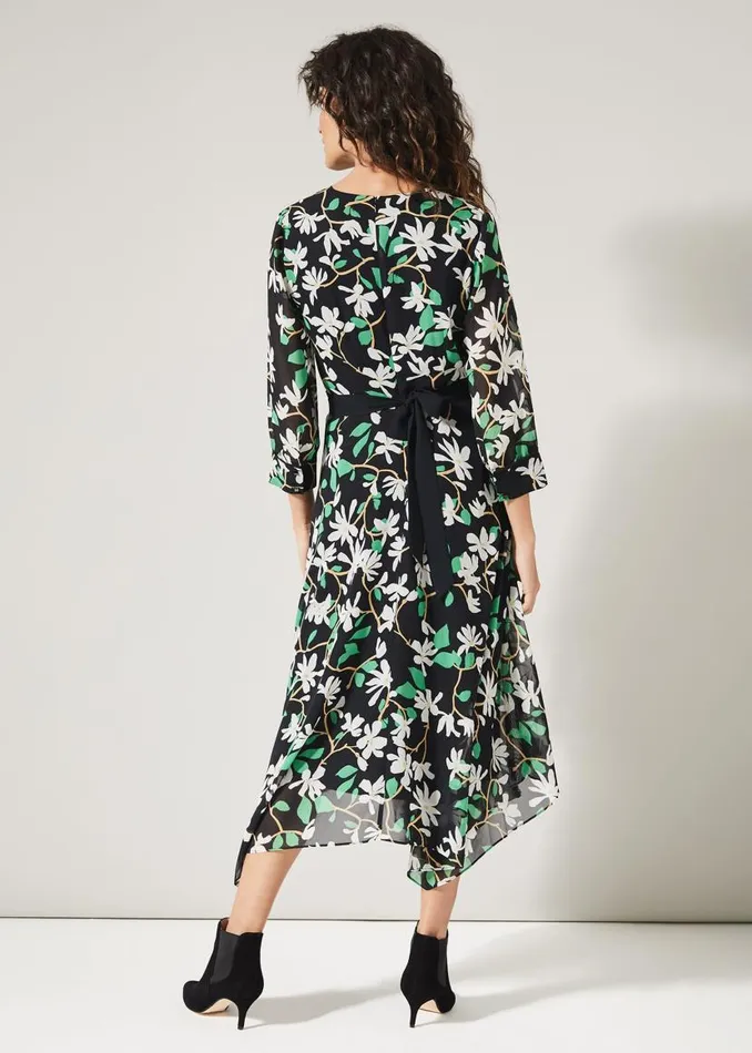 Phase Eight Dresses Magnolia Dress Navygreen 8211 Women