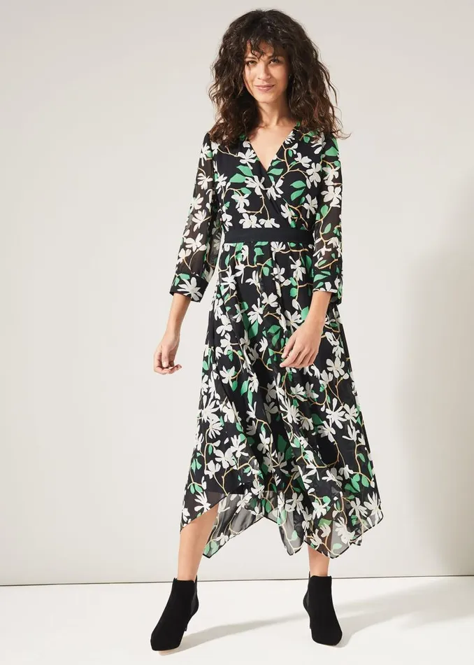 Phase Eight Dresses Magnolia Dress Navygreen 8211 Women