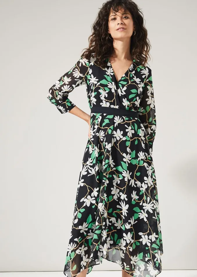 Phase Eight Dresses Magnolia Dress Navygreen 8211 Women