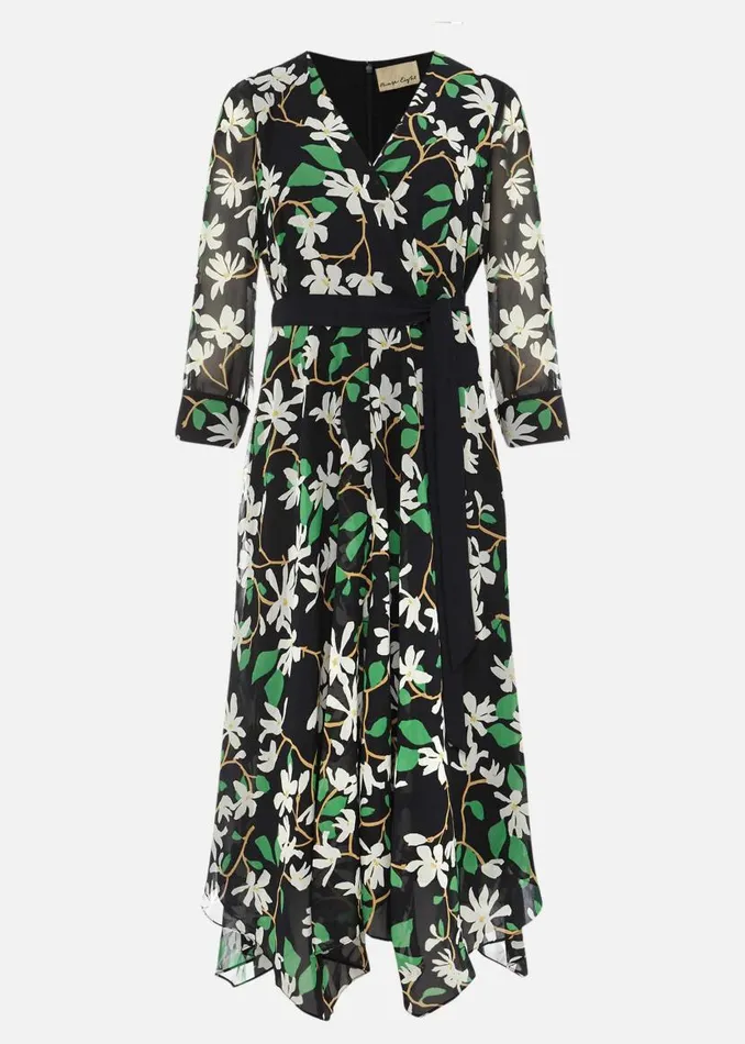 Phase Eight Dresses Magnolia Dress Navygreen 8211 Women