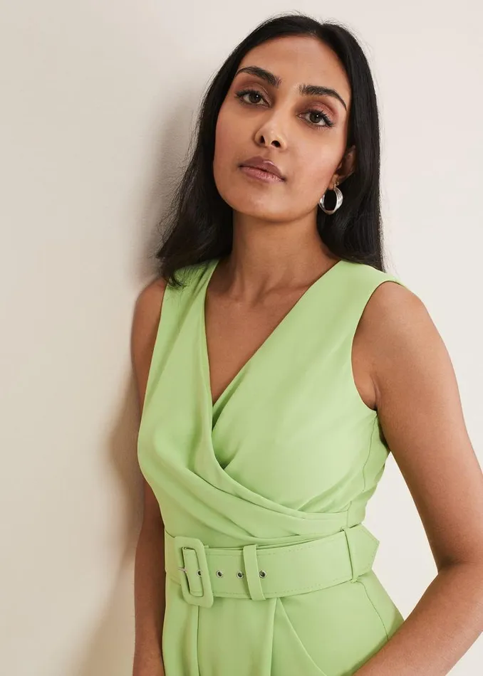 Phase Eight Dresses Petite Lissia Green Wide Leg Jumpsuit Apple Green 8211 Women Phase Eight Dresses Petite Lissia Green Wide Leg Jumpsuit Apple Green 8211 Women