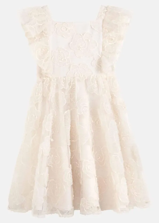 Phase Eight Dresses Rosa Lace Applique Smock Dress Cream 8211 Women