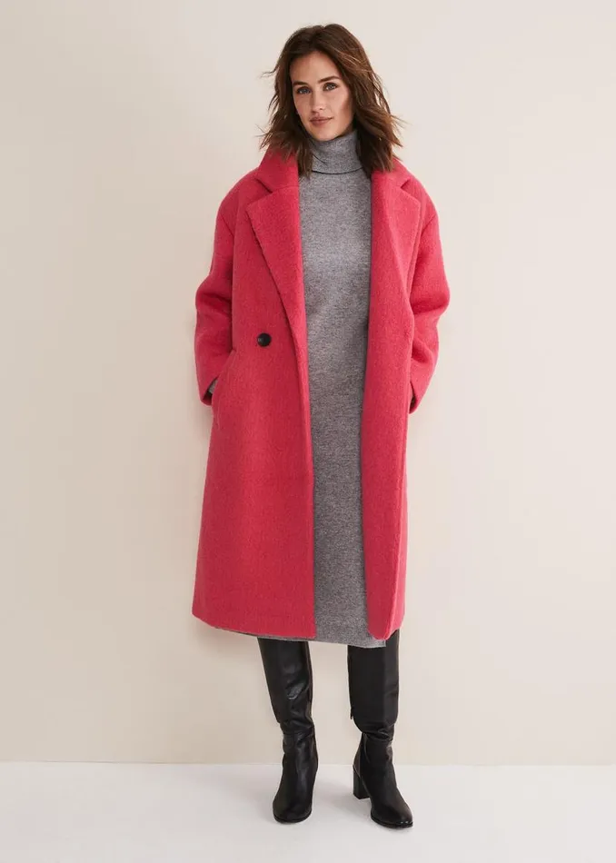 Phase Eight Dresses Seline Wool Cashmere Dress Mid Grey 8211 Women