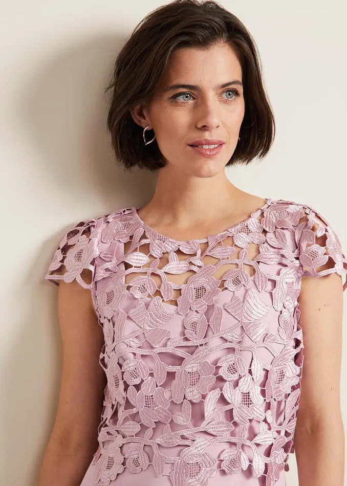 Phase Eight Dresses Tallula Lace Dress Pink 8211 Women