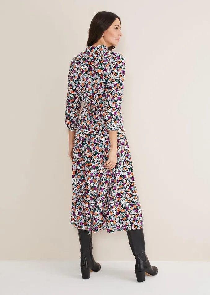 Phase Eight Dresses Tana Floral Midaxi Dress Multicoloured 8211 Women