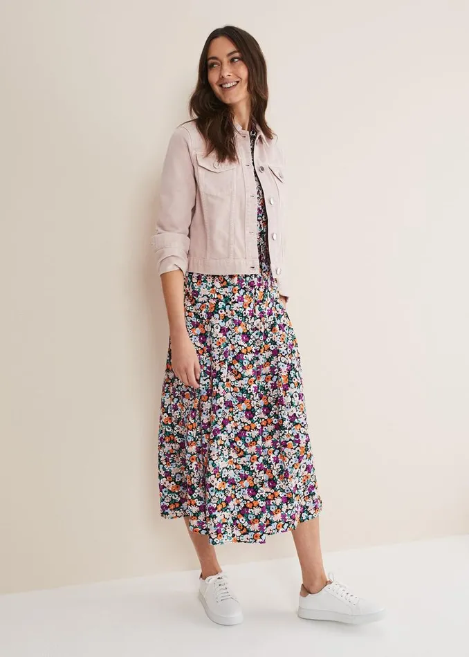 Phase Eight Dresses Tana Floral Midaxi Dress Multicoloured 8211 Women