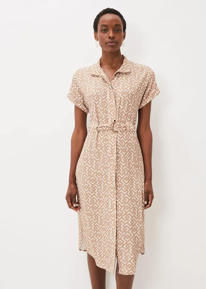 Phase Eight Dresses Tilda Geo Shirt Dress Neutral 8211 Women