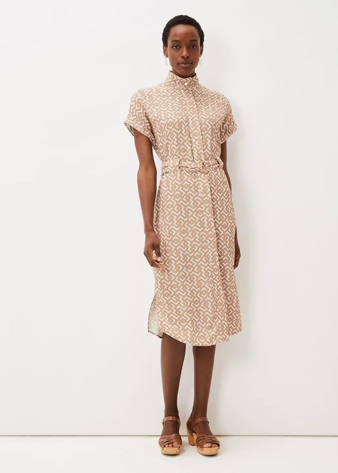 Phase Eight Dresses Tilda Geo Shirt Dress Neutral 8211 Women