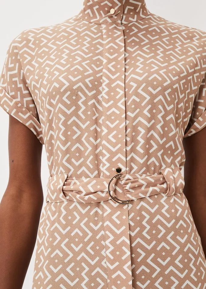 Phase Eight Dresses Tilda Geo Shirt Dress Neutral 8211 Women