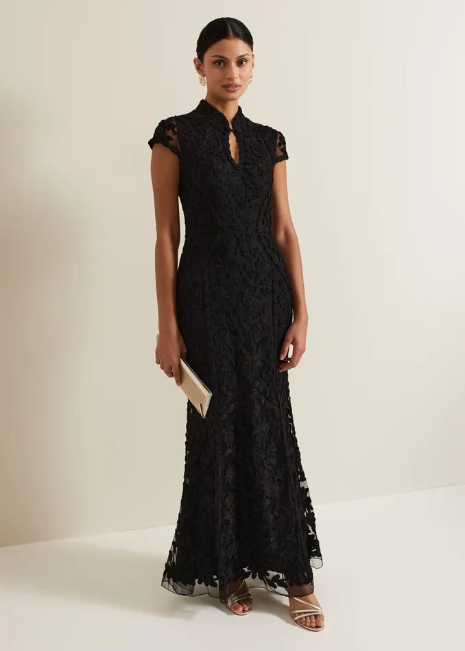 Phase Eight Dresses Wenda Tapework Maxi Dress Multicoloured 8211 Women