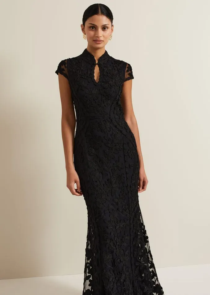 Phase Eight Dresses Wenda Tapework Maxi Dress Multicoloured 8211 Women
