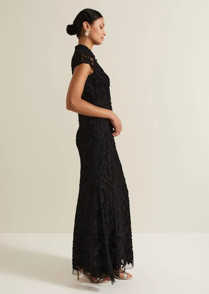 Phase Eight Dresses Wenda Tapework Maxi Dress Multicoloured 8211 Women
