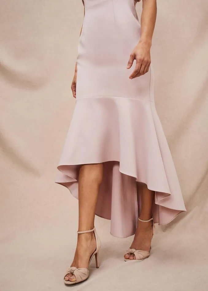Phase Eight Dresses Zaya Off Shoulder Maxi Dress Antique Rose 8211 Women