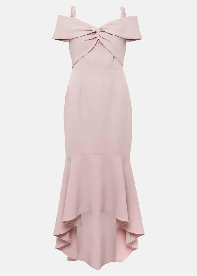 Phase Eight Dresses Zaya Off Shoulder Maxi Dress Antique Rose 8211 Women