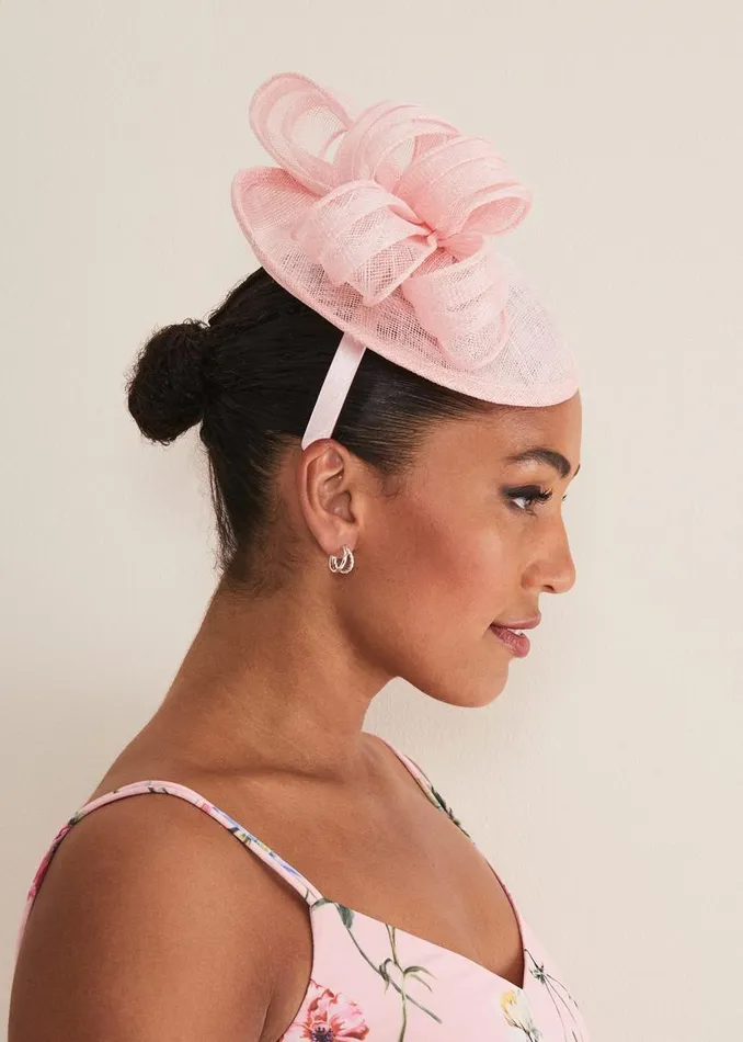 Phase Eight Fascinators and Hats Pink Bow Fascinator Rose Pink 8211 Women