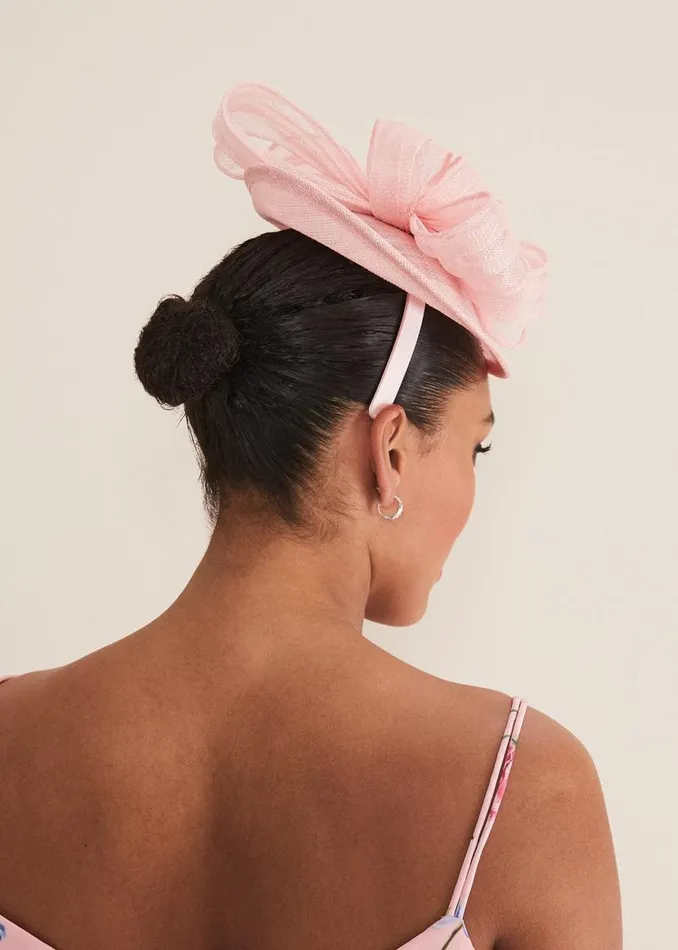 Phase Eight Fascinators and Hats Pink Bow Fascinator Rose Pink 8211 Women