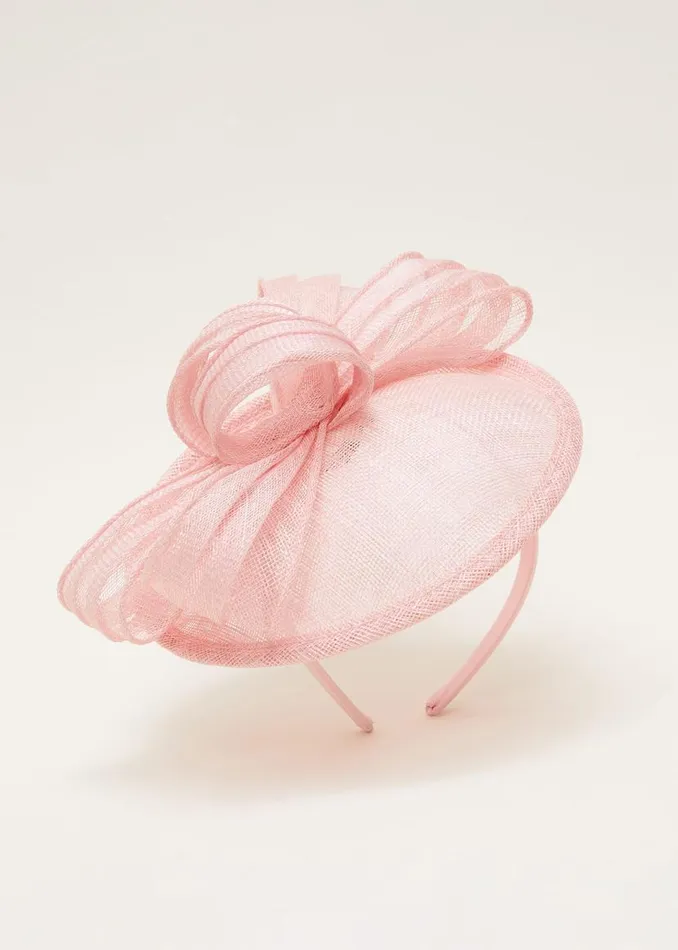 Phase Eight Fascinators and Hats Pink Bow Fascinator Rose Pink 8211 Women
