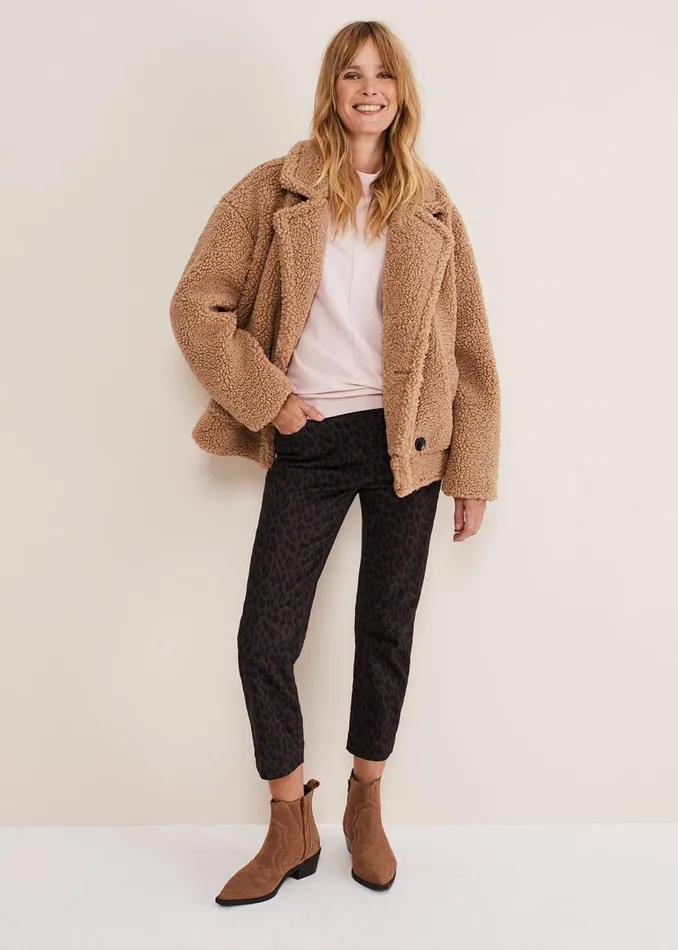 Phase Eight Heels Suede Ankle Boots Tan 8211 Women