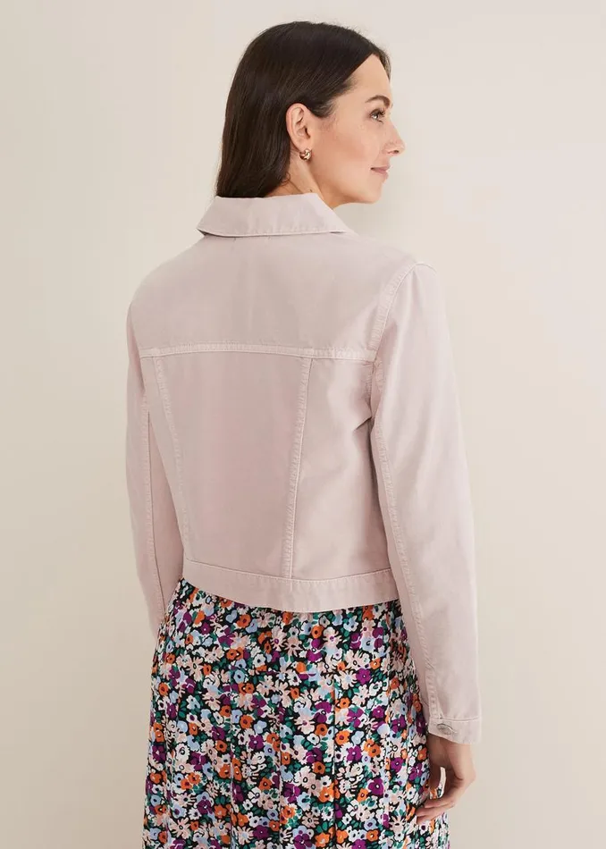 Phase Eight Jackets Caitlin Denim Jacket Frosted Heather 8211 Women