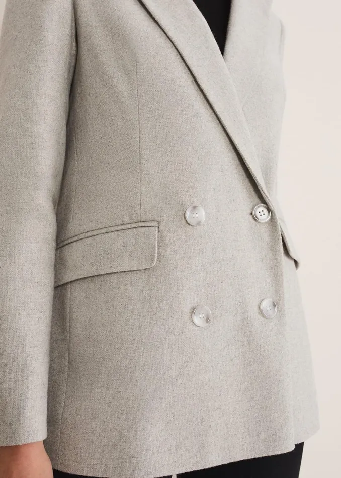 Phase Eight Jackets Drew Wool Blazer Greyneutral 8211 Women