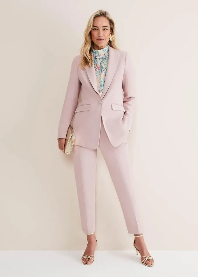 Phase Eight Jackets Eira Fitted Blazer Soft Pink 8211 Women