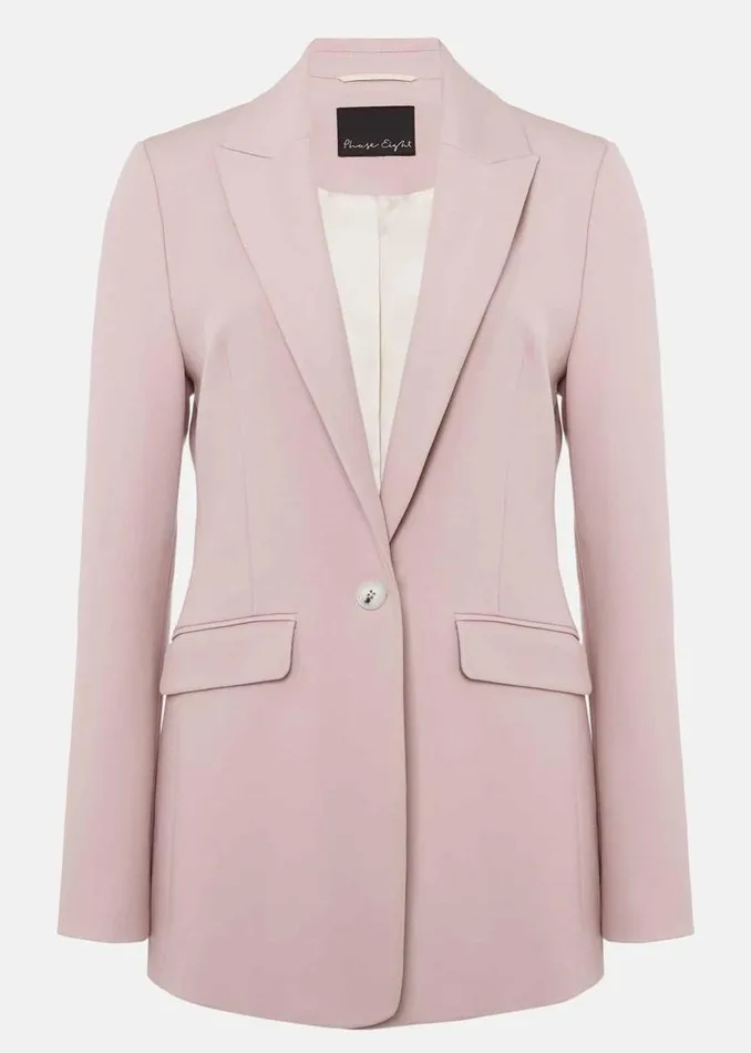 Phase Eight Jackets Eira Fitted Blazer Soft Pink 8211 Women