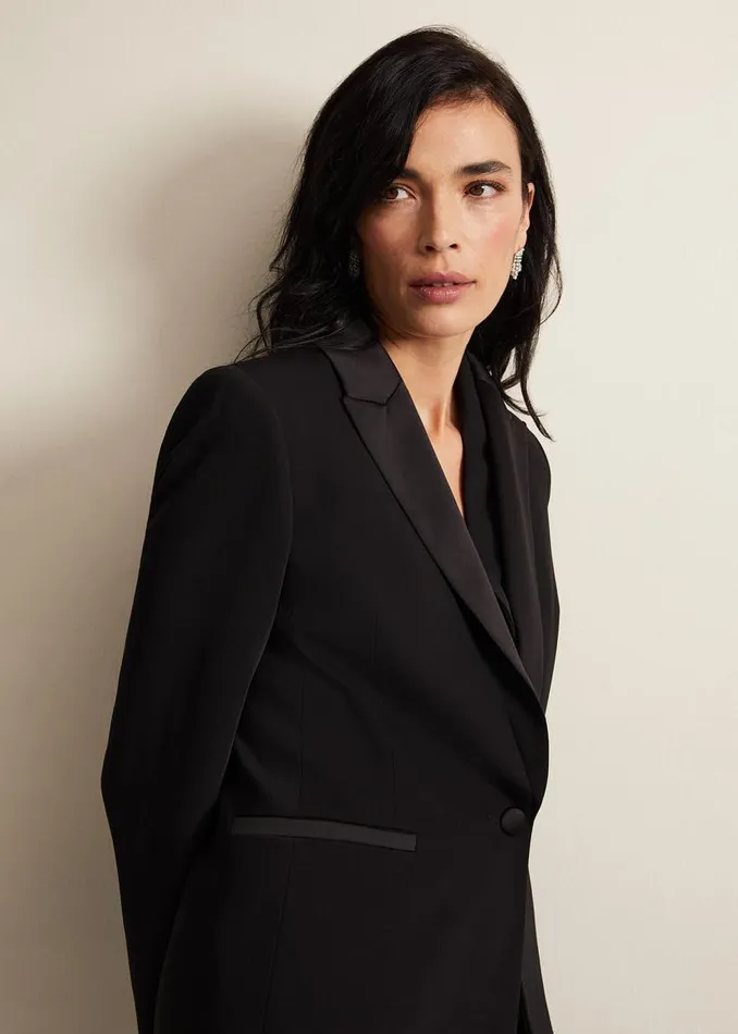 Phase Eight Jackets Elandra Tux Blazer Black 8211 Women
