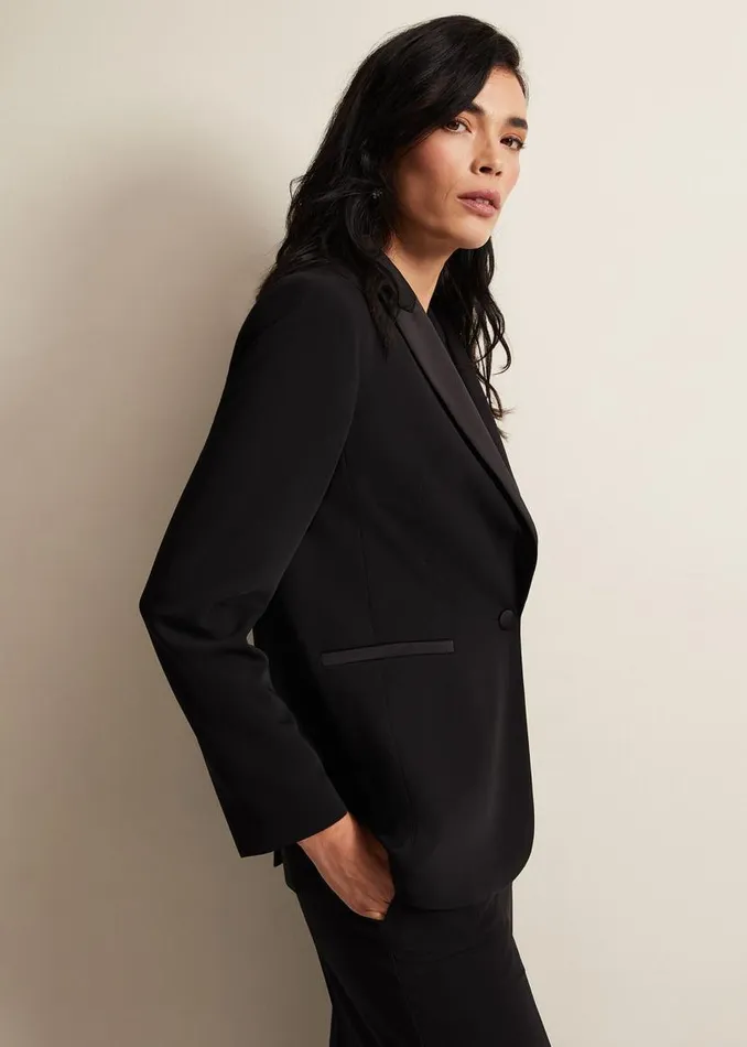 Phase Eight Jackets Elandra Tux Blazer Black 8211 Women